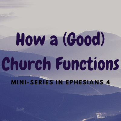 How a (Good) Church Functions