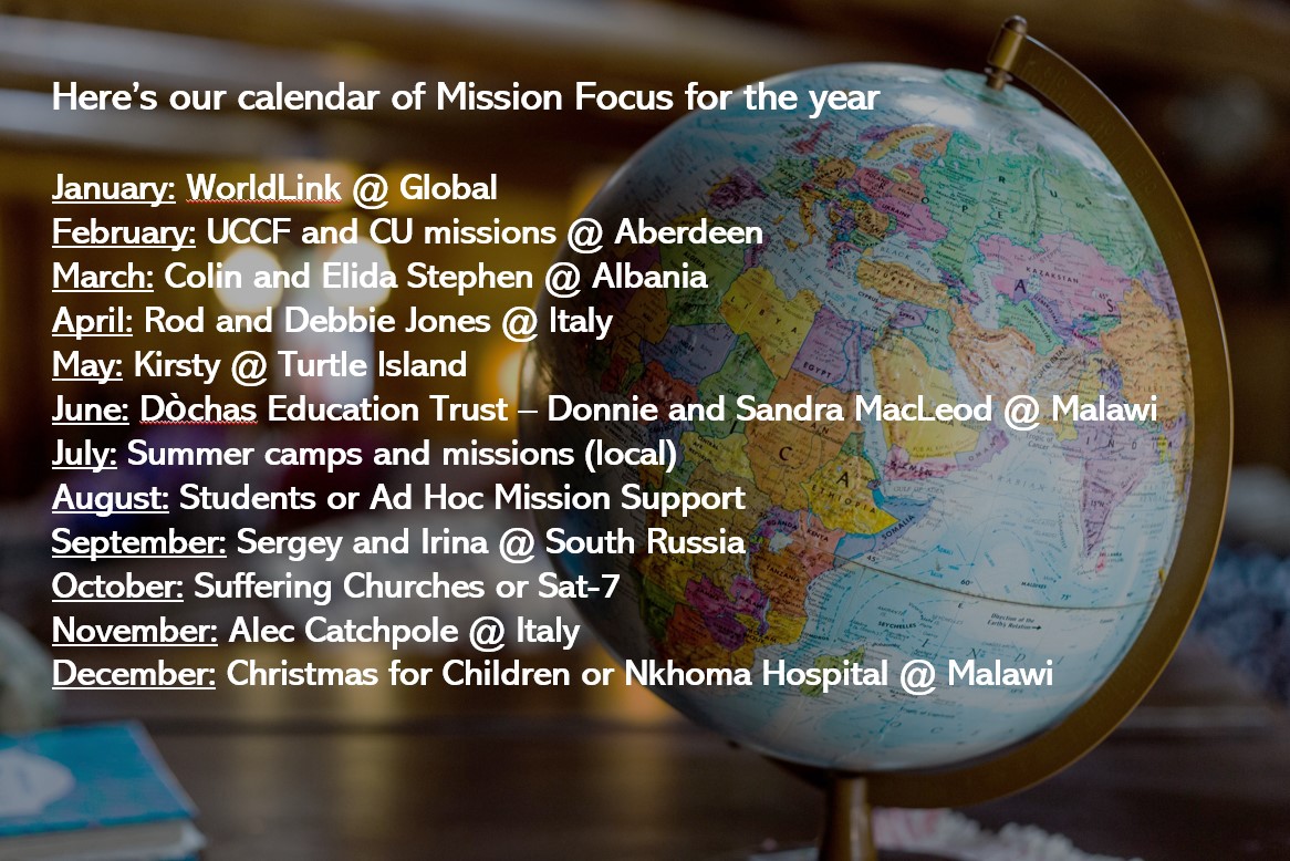mission focus calendar 2021