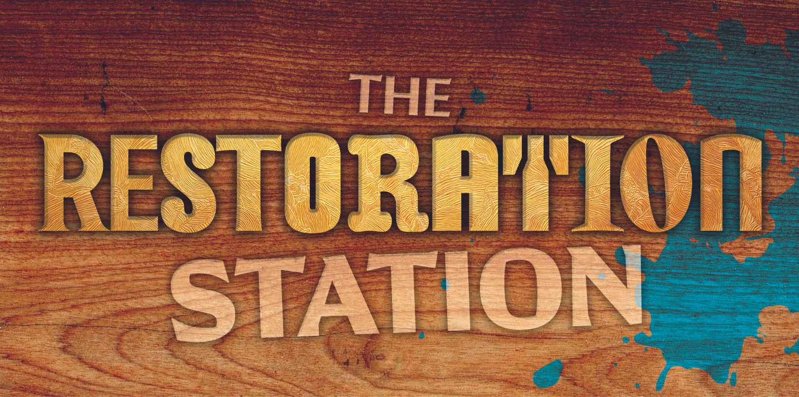 Restoration station banner