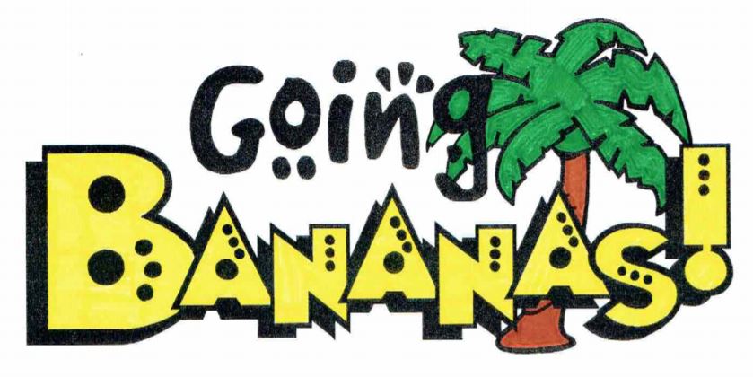 going bananas logo colour